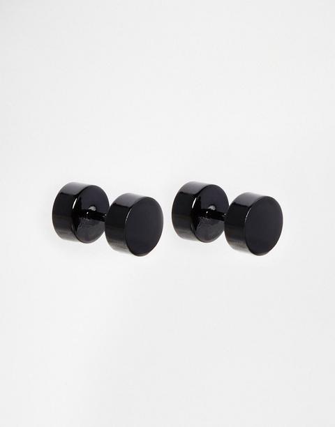 Asos - Orecchini Dilatatori - Nero