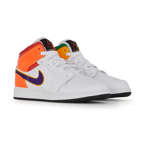 Air jordan 1 leather trainers JORDAN Purple size 36.5 EU in Leather -  21187444