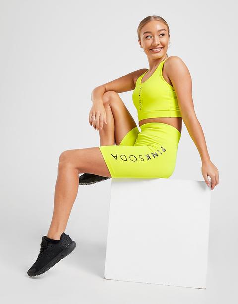 Pink Soda Sport Mallas Cortas High Waisted Core, Verde