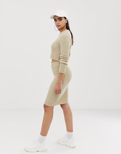 Asos Design – Bleistiftrock Aus Strick, Kombiteil