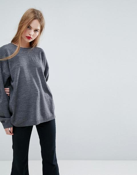 Asos - Maglione Oversize - Grigio