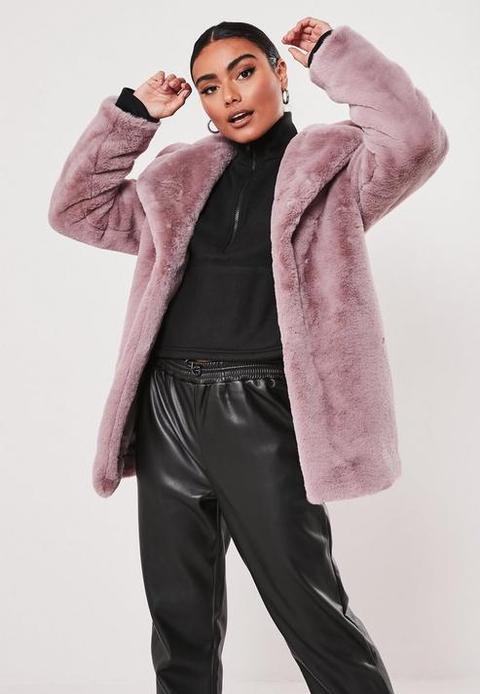 Lilac Super Soft Faux Fur Coat From Missguided On 21 Ons Lilac Super Soft Faux Fur Coat, Super Faux Fur Coat