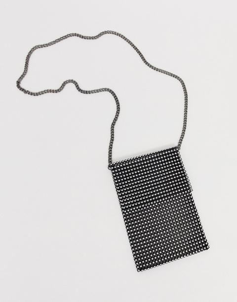 Bolso Para El Teléfono Con Detalles De Strass De Asos Design