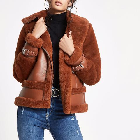 river island aviator jacket