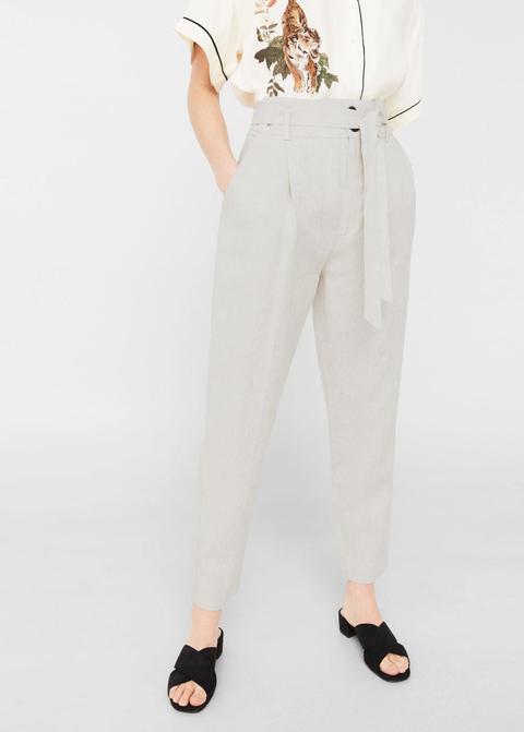 Pantalón Fluido Lino