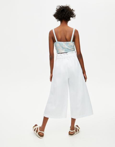 Jeans Culotte Cordón di Pull and Bear su 21 Buttons