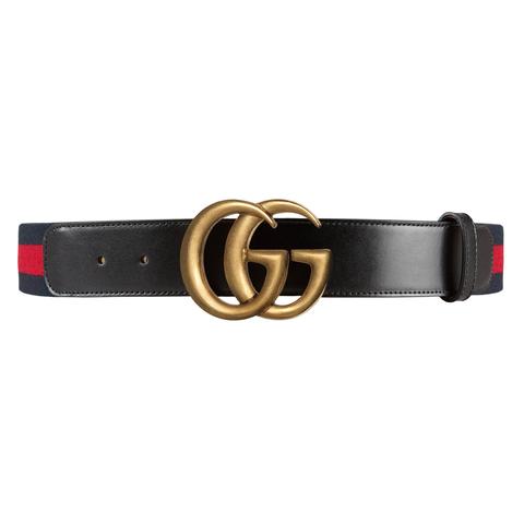 Nylon Web Belt With Double G Buckle