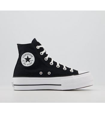 Converse Platform Hi Trainers Black White