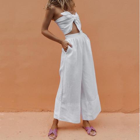 Completo Lolita Top Crop E Pantalone