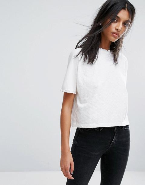 Allsaints - Trixie - T-shirt Corta - Bianco