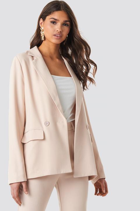 Oversize Blazer Beige