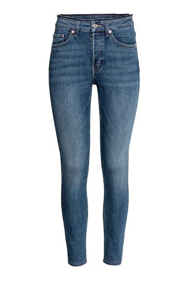 H & M - Skinny High Ankle Jeans - Blu