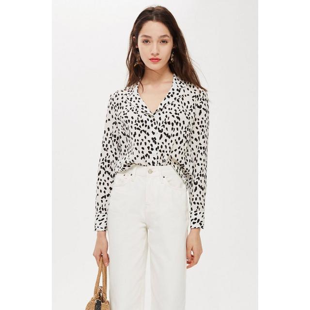 Leopard Print Pyjama Shirt from Topshop 