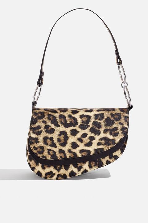 topshop leopard bag