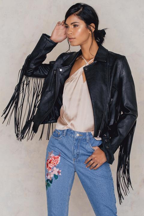 The Fringe Pu Leather Jacket