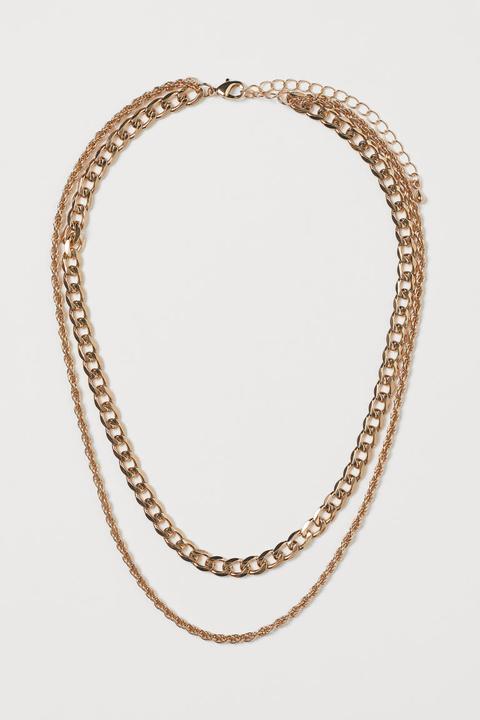 Two-strand Necklace - Gold