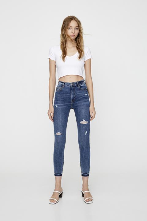 Dnm Skinny Tiro Alto Basico