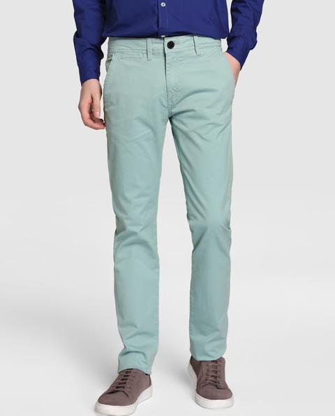 Chino De Hombre Slim Verde