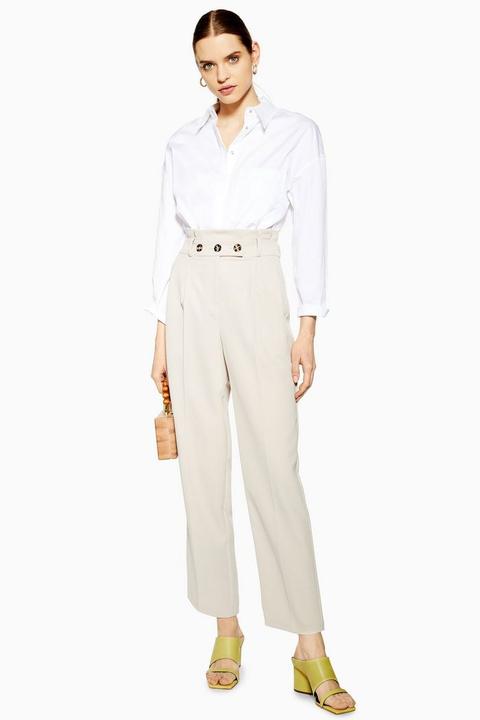 Paperbag Tapered Trousers from Topshop 