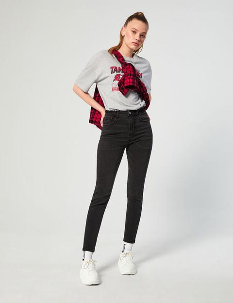 Jean Skinny Taille Haute