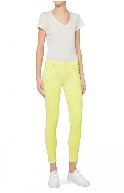 The Skinny Crop Unrolled Neon Yellow