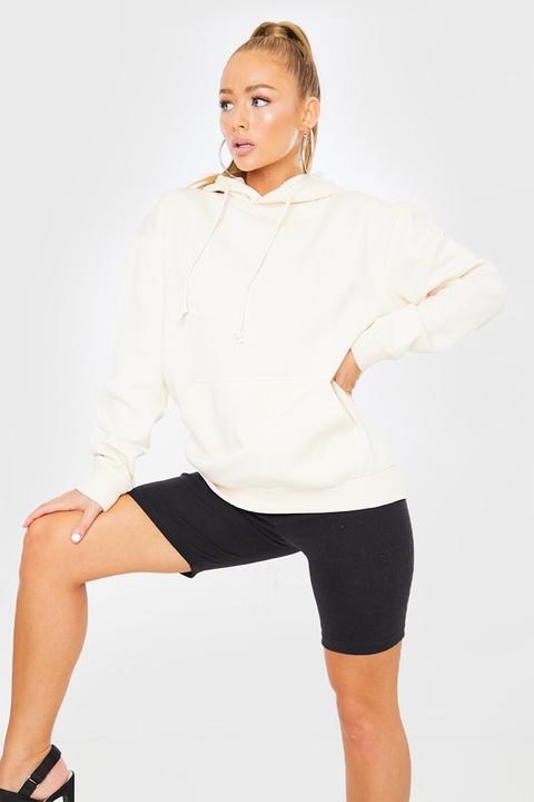 Cream Hoodies - Ecru Oversized Hoodie