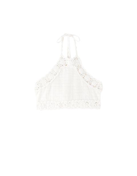 Top Blanco Crochet