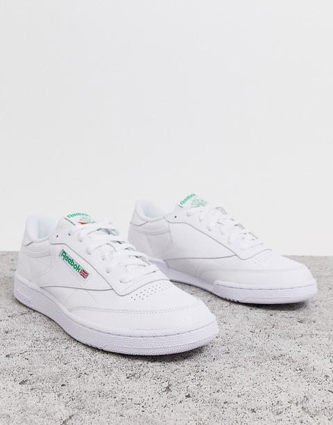 reebok club c bianche
