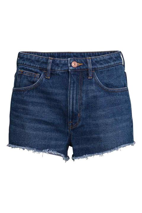 Shorts In Denim High Waist