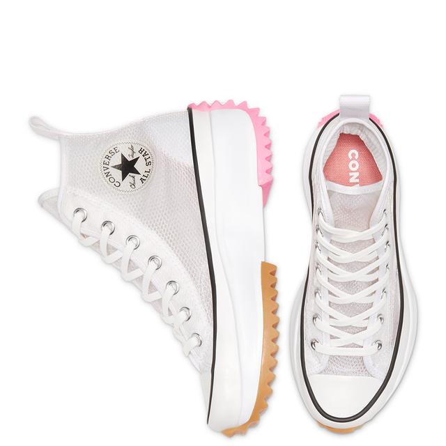 unisex mesh concrete heat run star hike high top