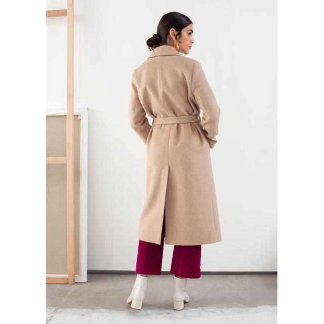 Oversized Alpaca Blend Coat from AND OTHER STORIES on 21