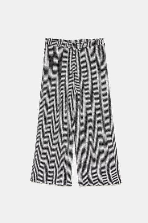 Pantaloni Jacquard Con Fibbia