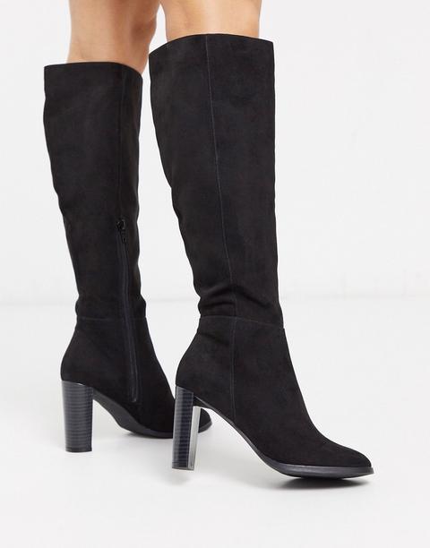 Botas Altas En Negro Cooper De Asos Design