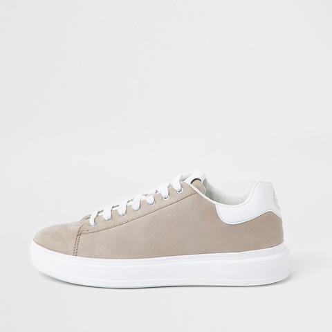 Stone Lace-up Wedge Sole