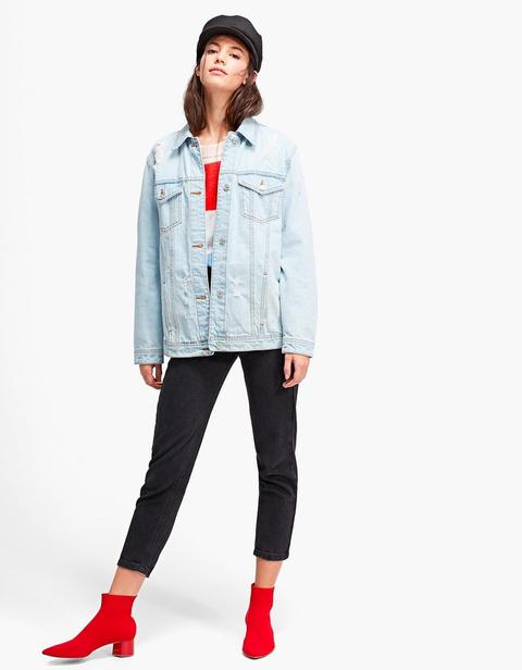 Giubbotto Denim Oversize Jeans