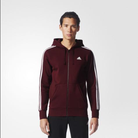 Felpa Con Cappuccio Essentials 3-stripes Fleece