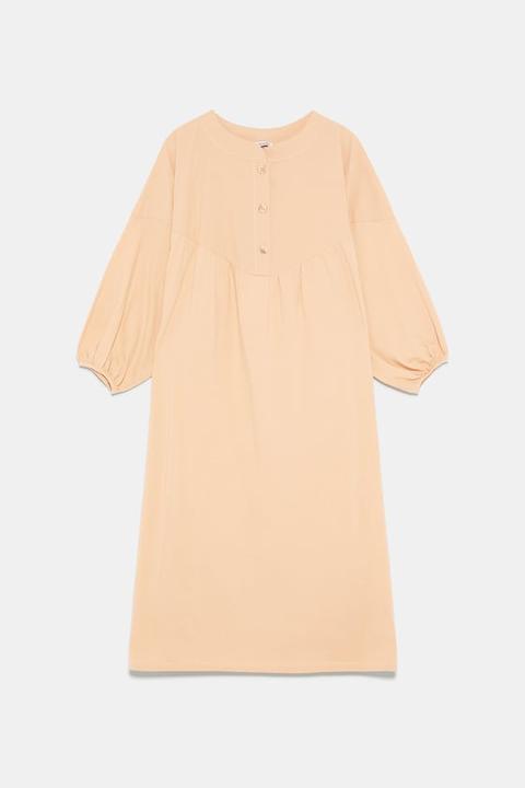 Buttoned Oversized Shirt Dress