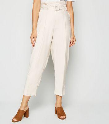 Petite – Graue High Waist Hose from NEW LOOK on 21 Buttons