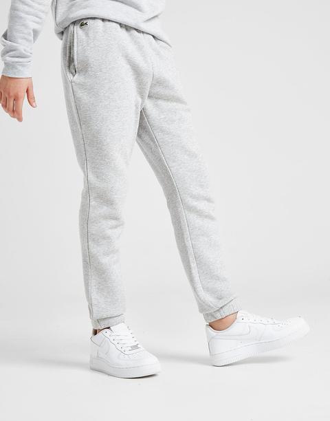 grey lacoste track pants