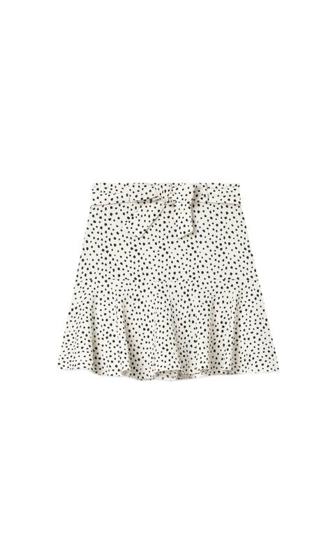 Skort Fluida Estampada