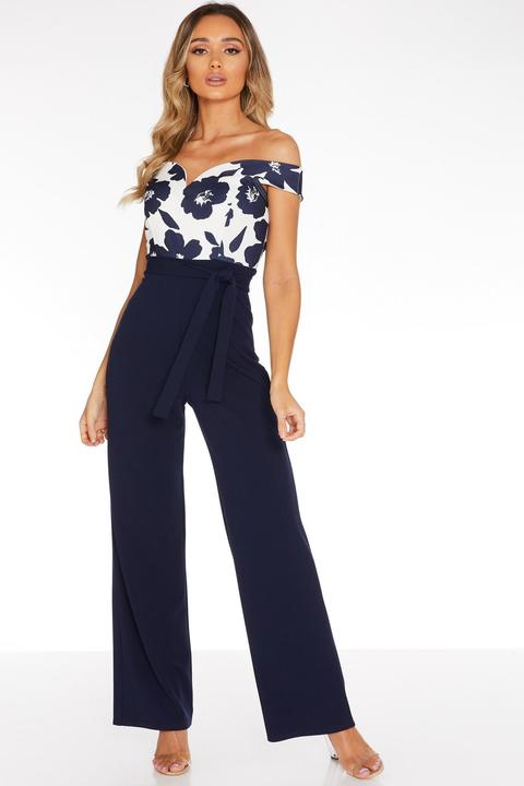 Quiz store bardot jumpsuit