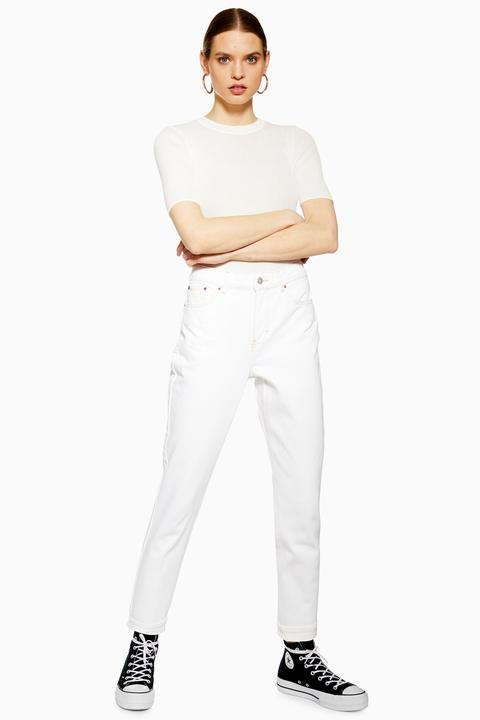 topshop off white jeans