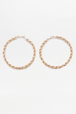 Chain Hoop Earrings - Womens All