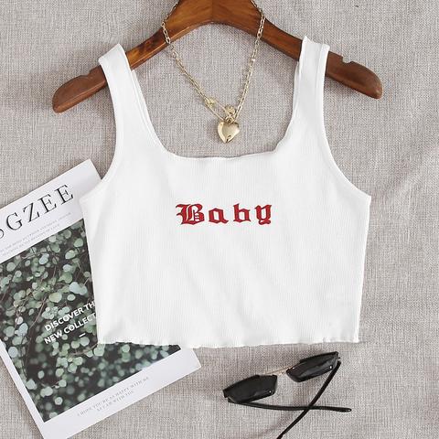 Letter Graphic Tank Top