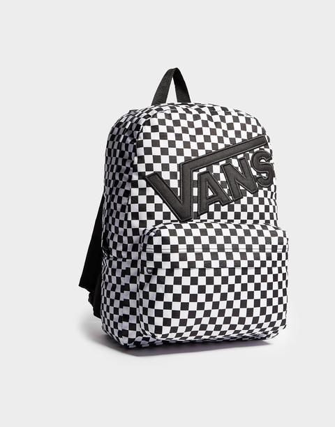 vans backpack white