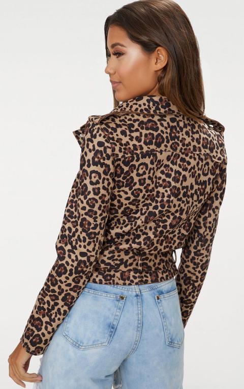 pretty little thing leopard print jacket