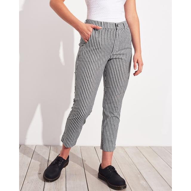 hollister stretch crop taper pants