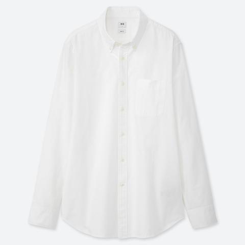 Chemise Oxford Coupe Slim Col Boutonné Homme