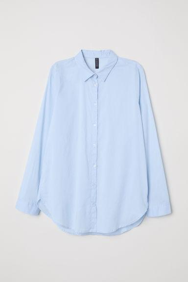 H & M - Cotton Shirt - Blue