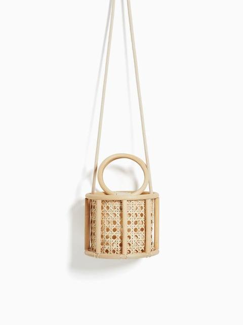 zara bamboo handle bag